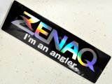 ゼナック ZENAQ ロゴステッカー：ブラック/ホロベース【ネコポス配送可】