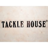 タックルハウス カッティングステッカー：ミラーシルバー「TACKLE HOUSE」【ネコポス配送可】