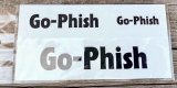 Go-Phish ゴーフィッシュ 3サイズロゴカッティングステッカー：ブラック【ネコポス配送可】