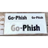 Go-Phish ゴーフィッシュ 3サイズロゴカッティングステッカー：ブラック【ネコポス配送可】