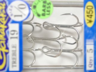 がまかつ トレブル24 GTレコーダー（銀）：＃6/0（10本入り