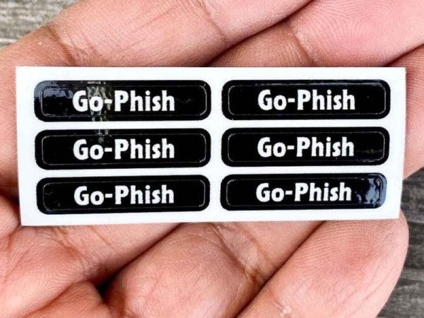 画像1: Go-Phish ゴーフィッシュ ミニ マジ貼りステッカー【ネコポス配送可】 (1)