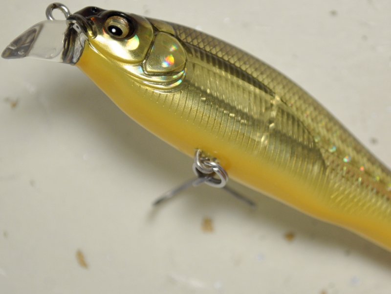 メガバス X-80SW LBOシャロー：GG LENS CHAMPAGNE BAIT【ネコポス配送